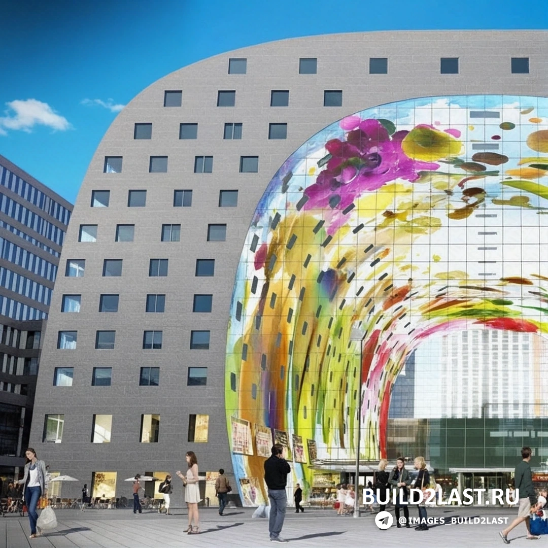 ������ ����� Markthal � ���������� � ������������� ��������� ��������, ����� �����, ����������